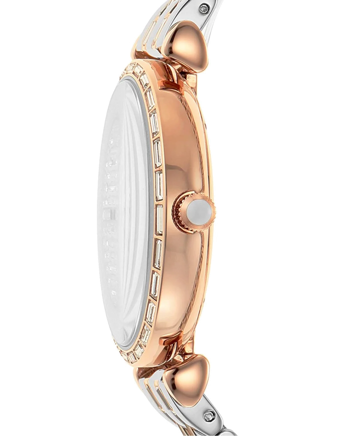 Montre Femme Emporio Armani AR11294 Acier Or Rose Cadran Nacre vue 2