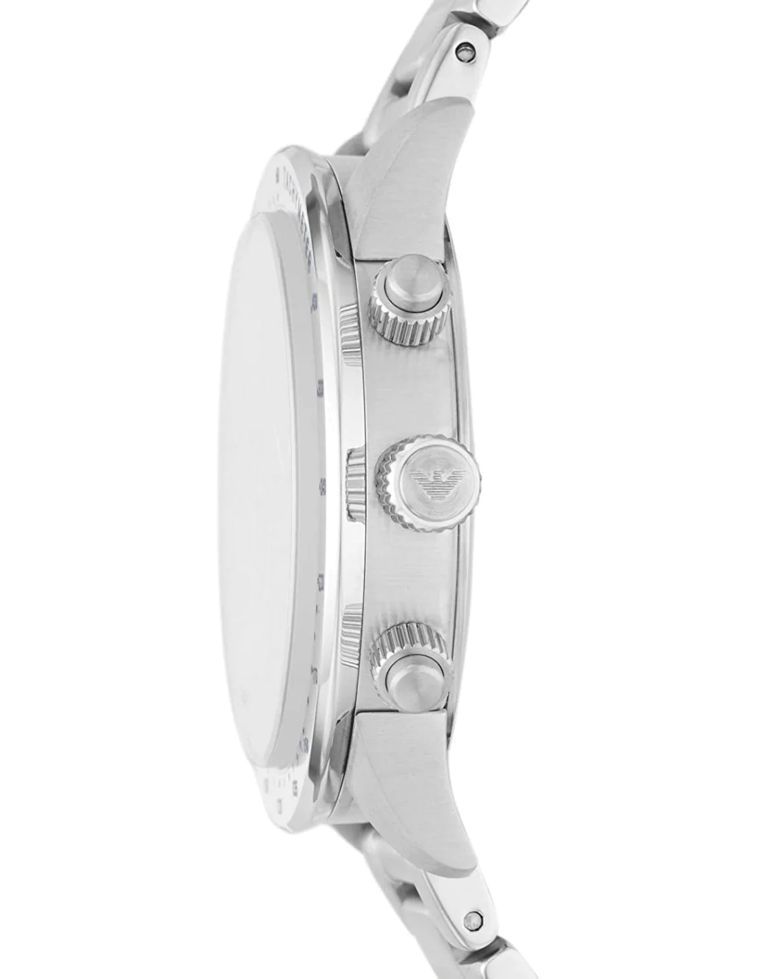 Montre Homme Emporio Armani Mario AR11306 Chronographe Cadran Bleu Acier vue 2