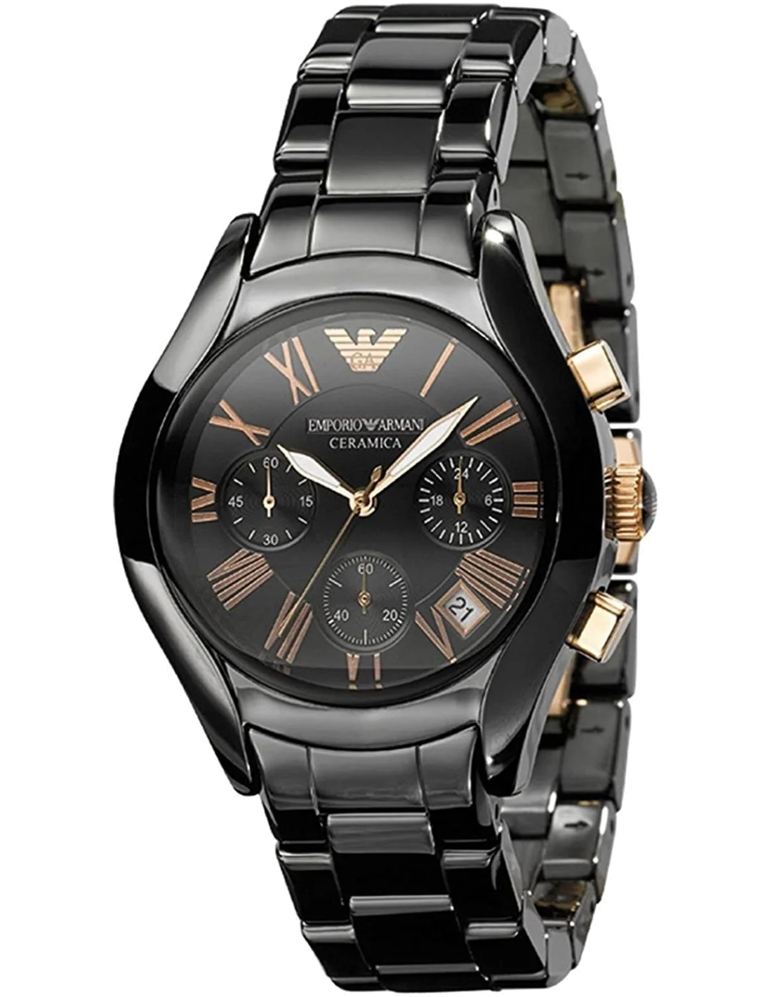 Montre Emporio Armani AR1411 Unisexe en Céramique Noire