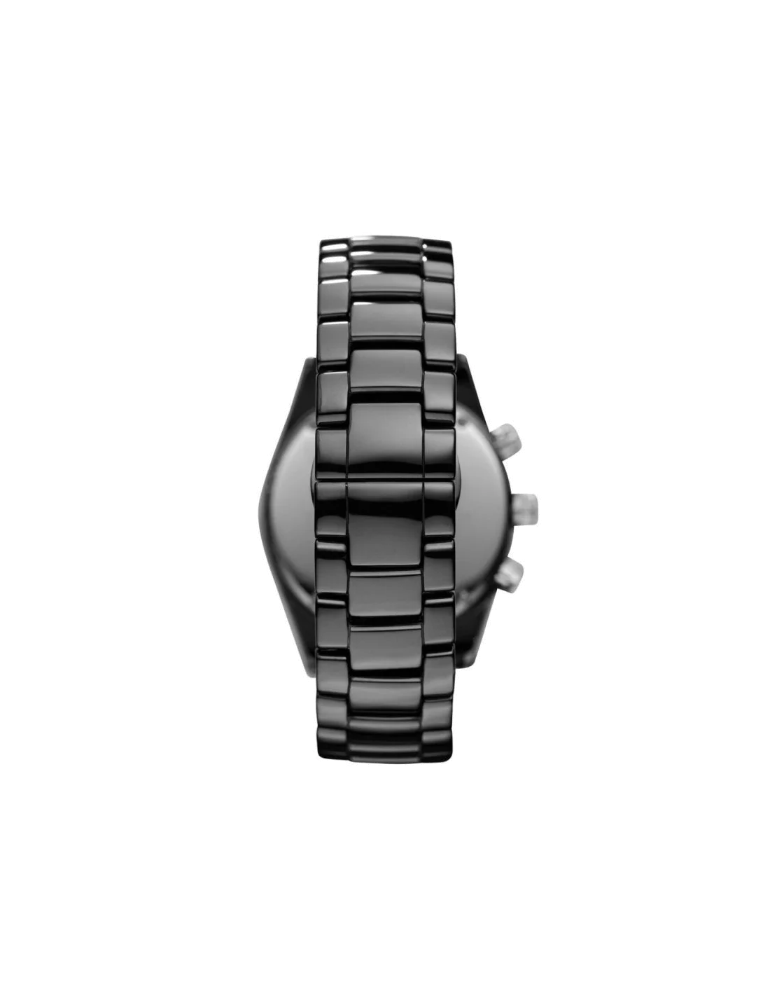 Montre Femme Emporio Armani AR1455 en Céramique Noire avec Cristaux vue 3
