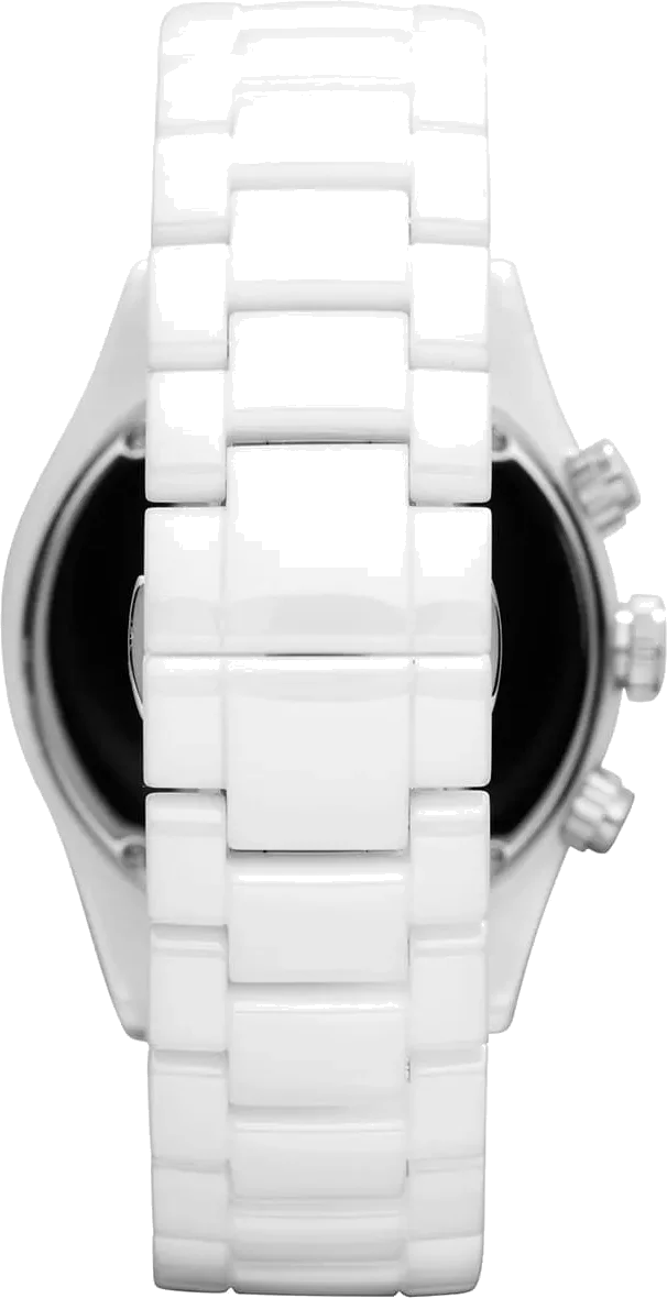 Montre Emporio Armani AR1456 Femme en Céramique Blanche vue 3