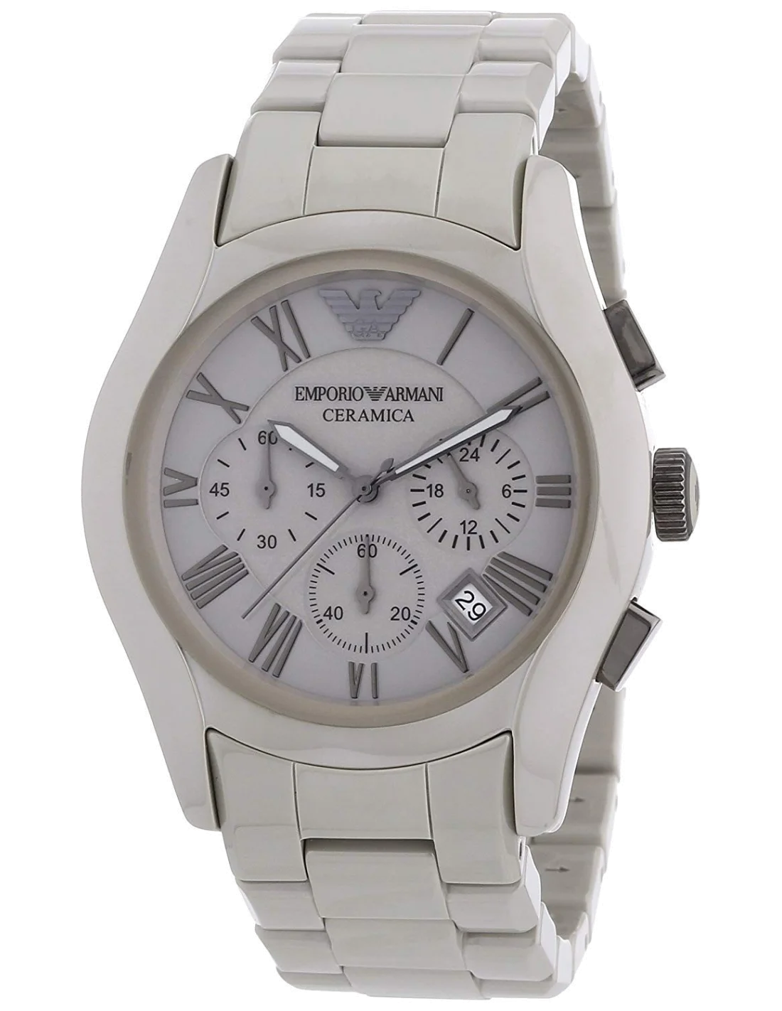 Montre Homme Emporio Armani AR1459 Chronographe en Céramique Noire