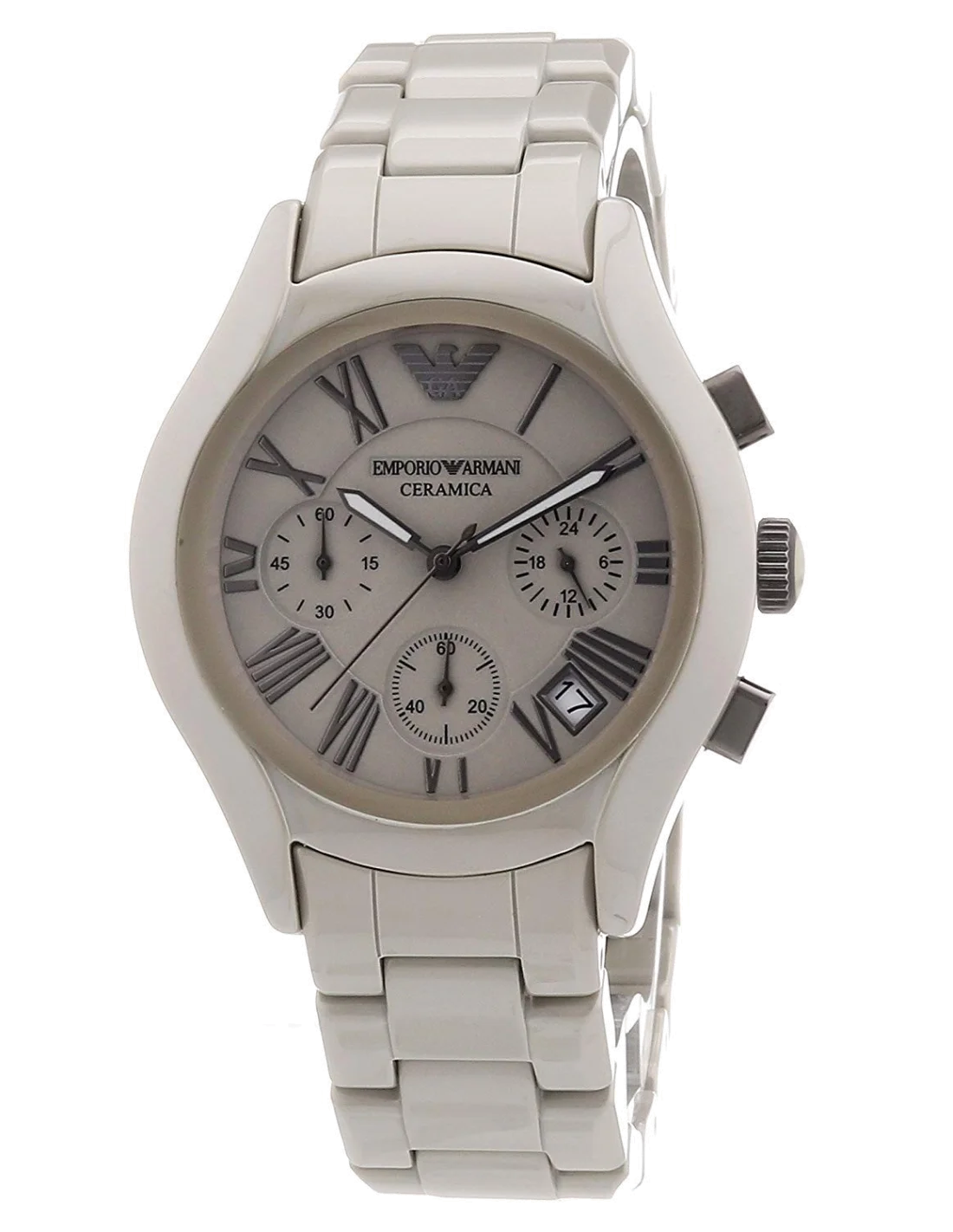 Montre Homme Emporio Armani AR1460 Chronographe Céramique Noire