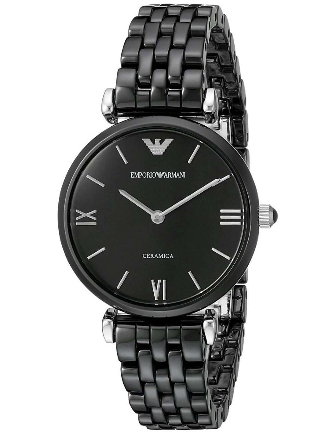 Montre-bracelet Emporio Armani AR1487 pour Femme en Céramique Noire