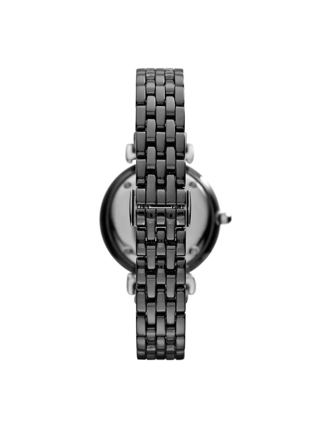Montre-bracelet Emporio Armani AR1487 pour Femme en Céramique Noire vue 3