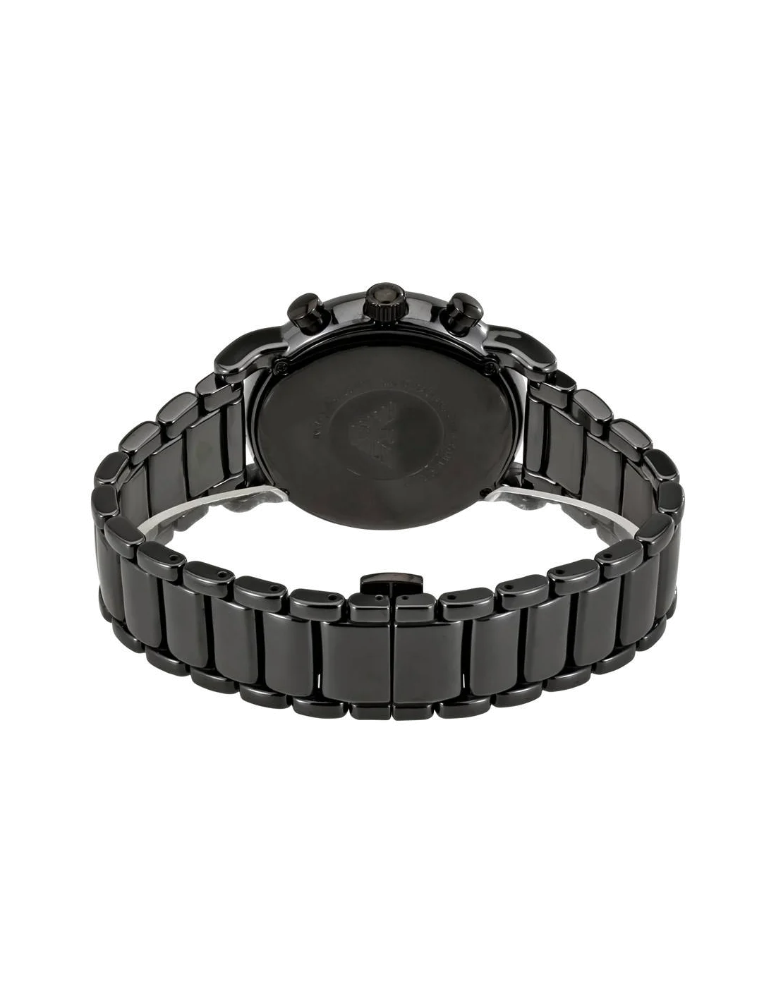 Montre Homme Emporio Armani AR1507 en Céramique Noire avec Date vue 3