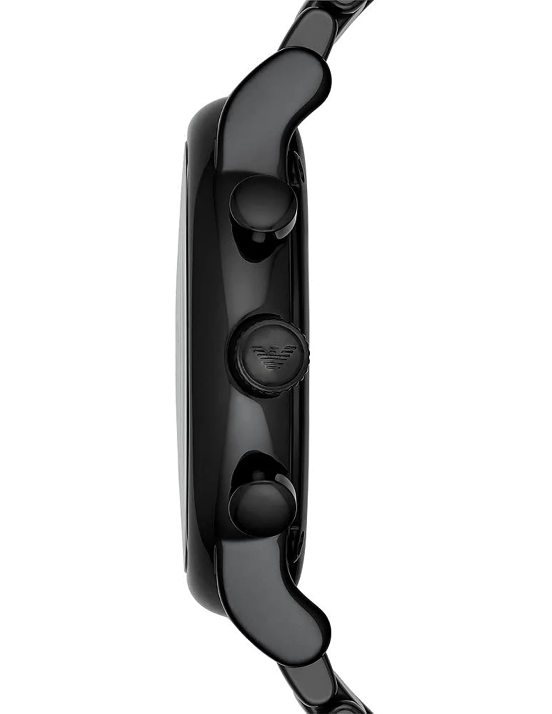 Montre Emporio Armani AR1509 Chronographe Homme en Céramique Noire vue 2