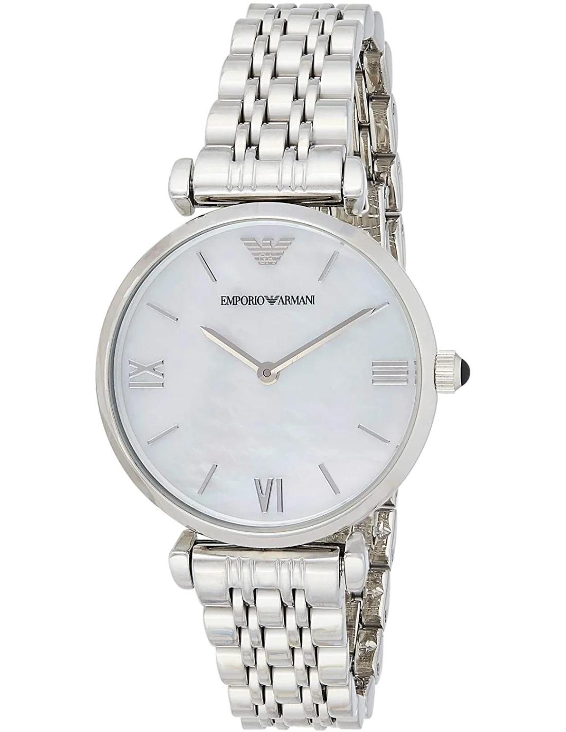 Montre Femme Emporio Armani AR1682 - Cadran Nacre & Bracelet Acier Argenté