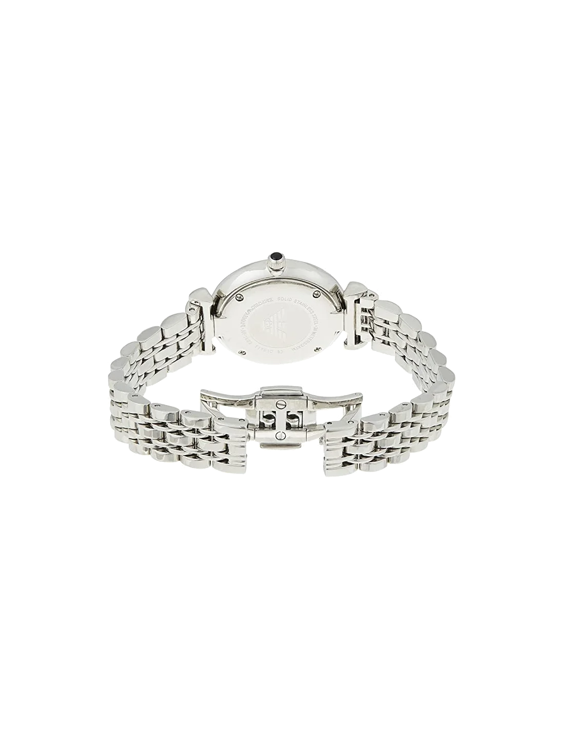 Montre Femme Emporio Armani AR1682 - Cadran Nacre & Bracelet Acier Argenté vue 3