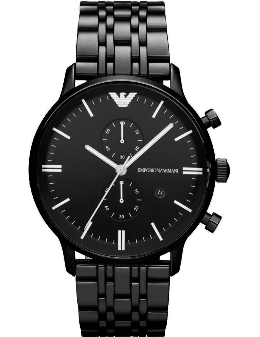 Montre Homme Emporio Armani AR1934 Chronographe Acier Noir