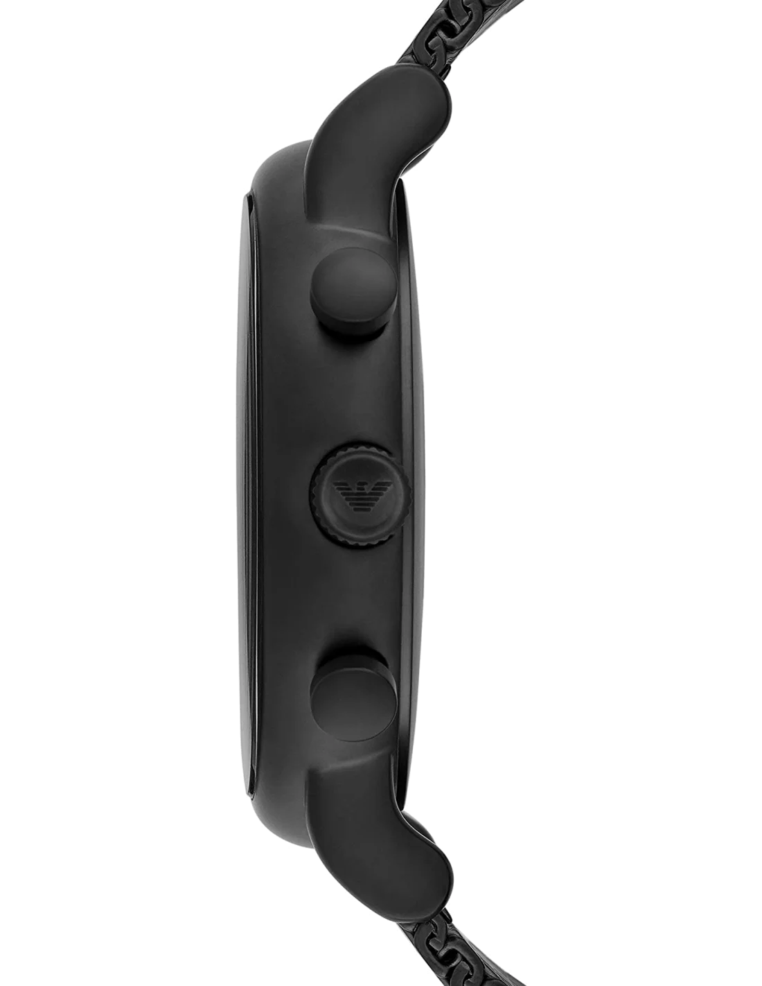 Montre Homme Emporio Armani AR1968 - Cadran et bracelet noir maille milanaise vue 2