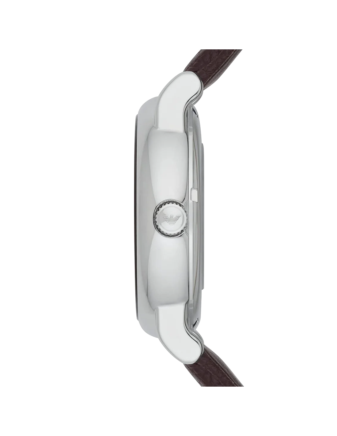 Montre Homme Emporio Armani AR1982 Automatique Squelette Cadran Bronze Bracelet Cuir Marron vue 2