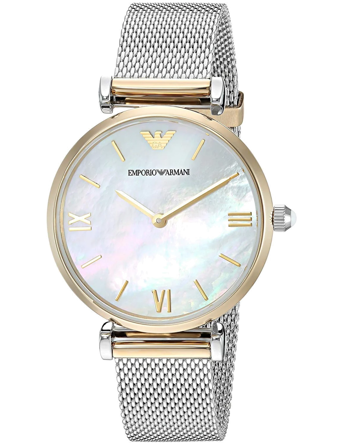 Montre-bracelet Femme Emporio Armani AR2068 Cadran Nacre et Boîtier Or