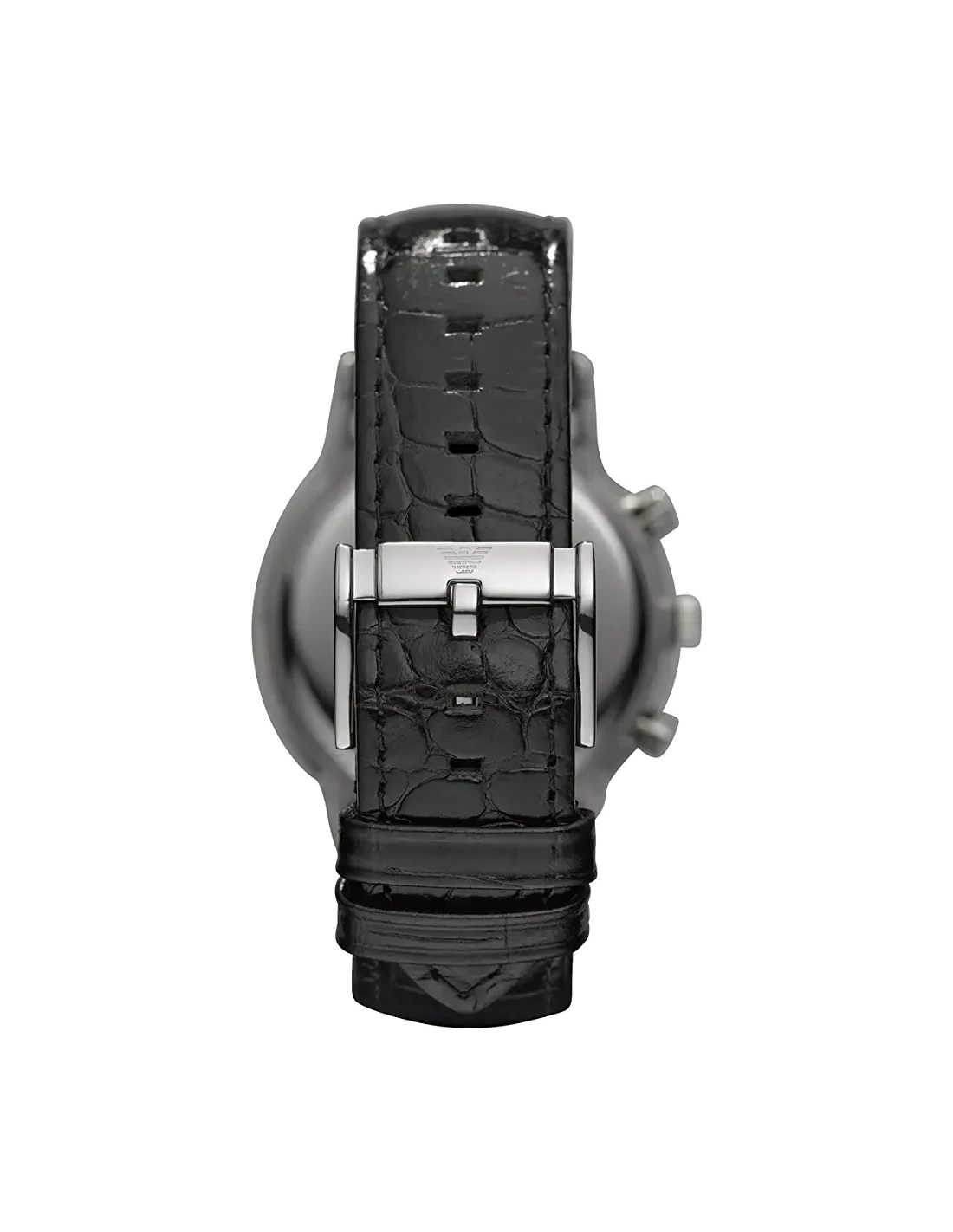 Montre Homme Emporio Armani AR2447 - Chronographe Cadran Noir sur Bracelet Cuir vue 4