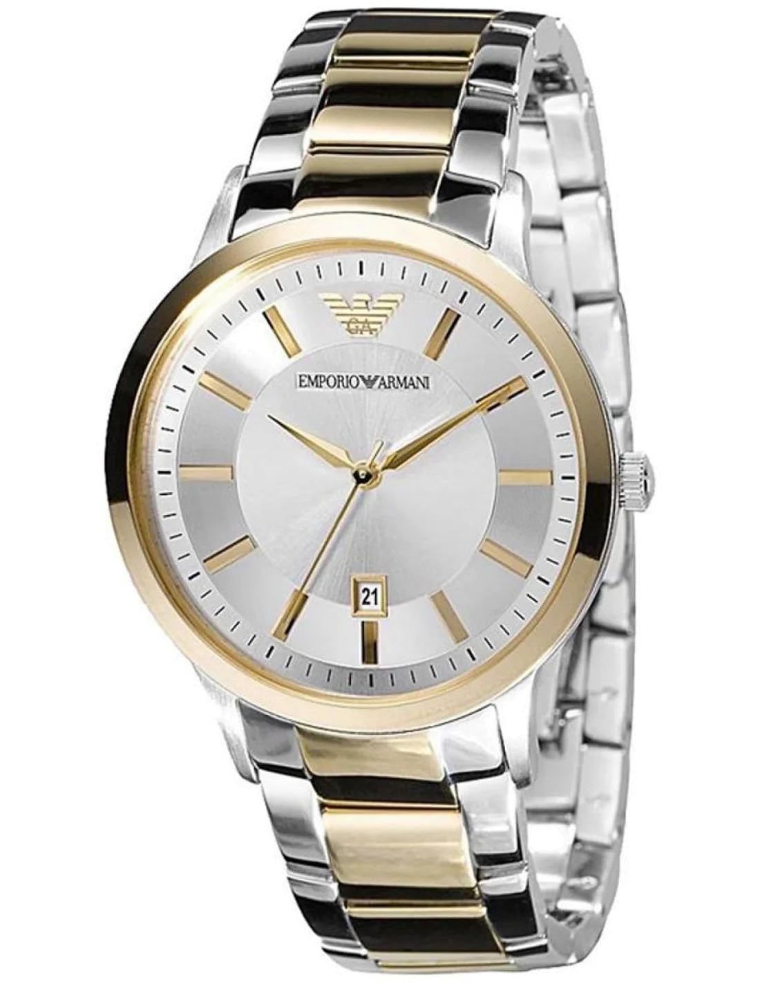 Montre Homme Emporio Armani Classic AR2449 Acier Bicolore Argent/Or