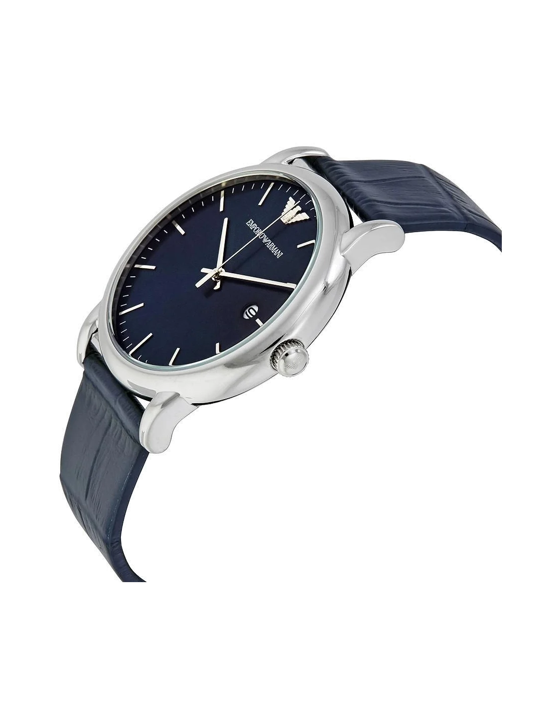 Montre Homme Emporio Armani AR2501 Cadran et Bracelet Cuir Bleu vue 2