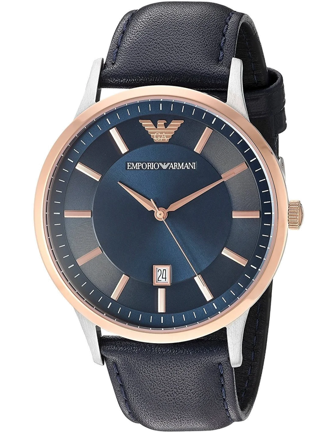 Montre Homme Emporio Armani Renato AR2506 Cadran et bracelet bleu