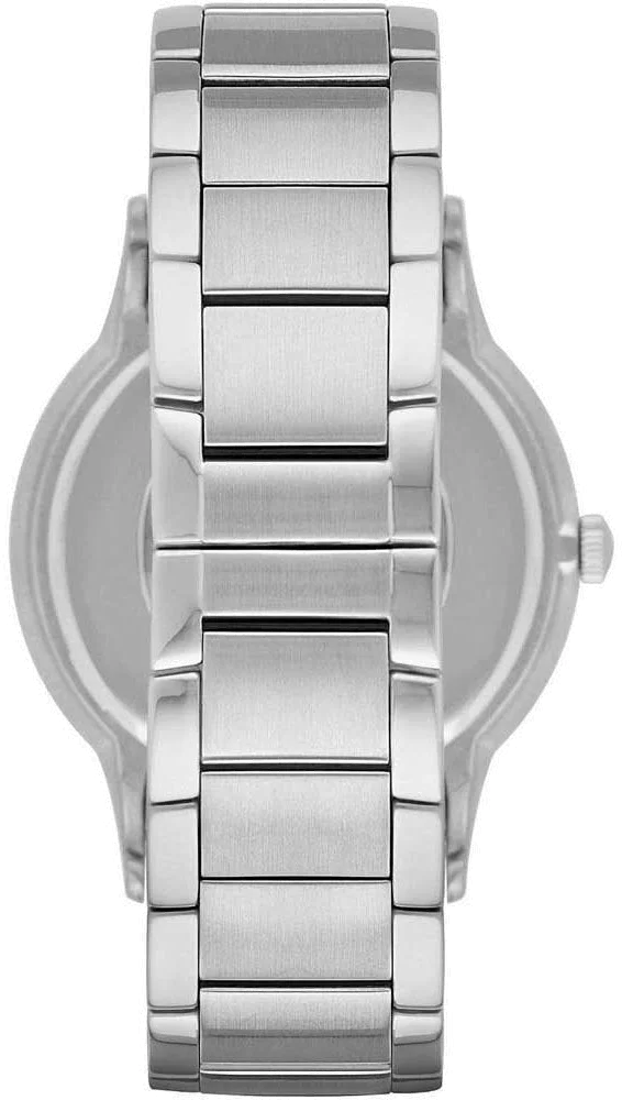 Montre Homme Emporio Armani Renato AR2514 Cadran Gris Acier Argent vue 3