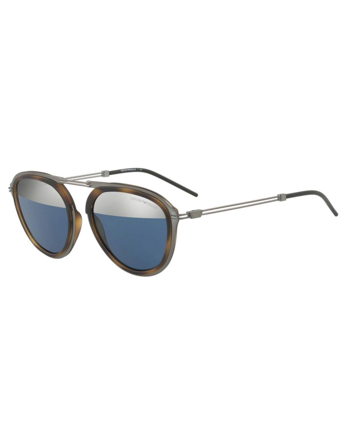 Lunettes de soleil Emporio Armani EA2056 - Gris - Havana