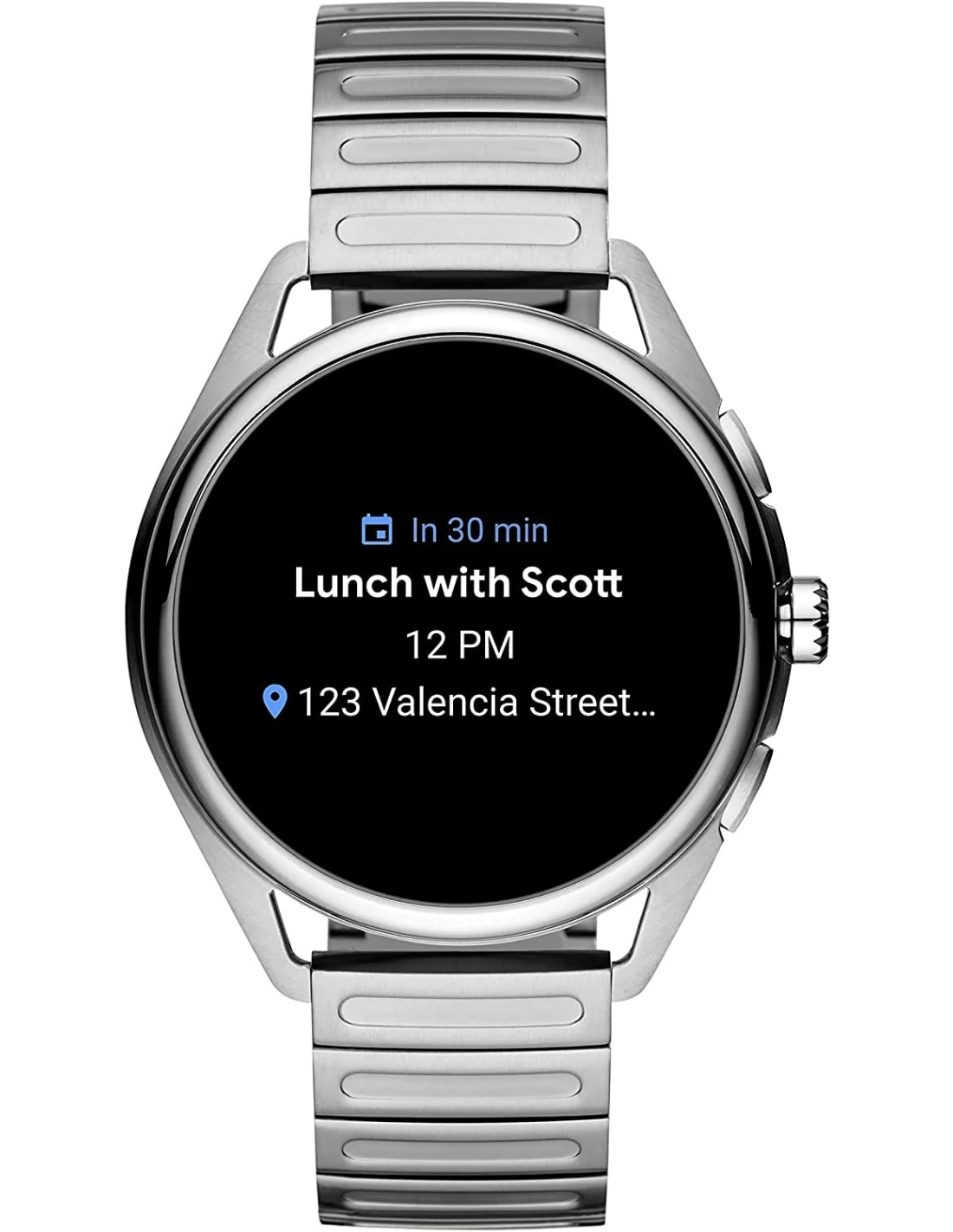 Montre Connectée Hybride Emporio Armani Connected ART5026 - Cadran et bracelet acier argenté - 44mm vue 2