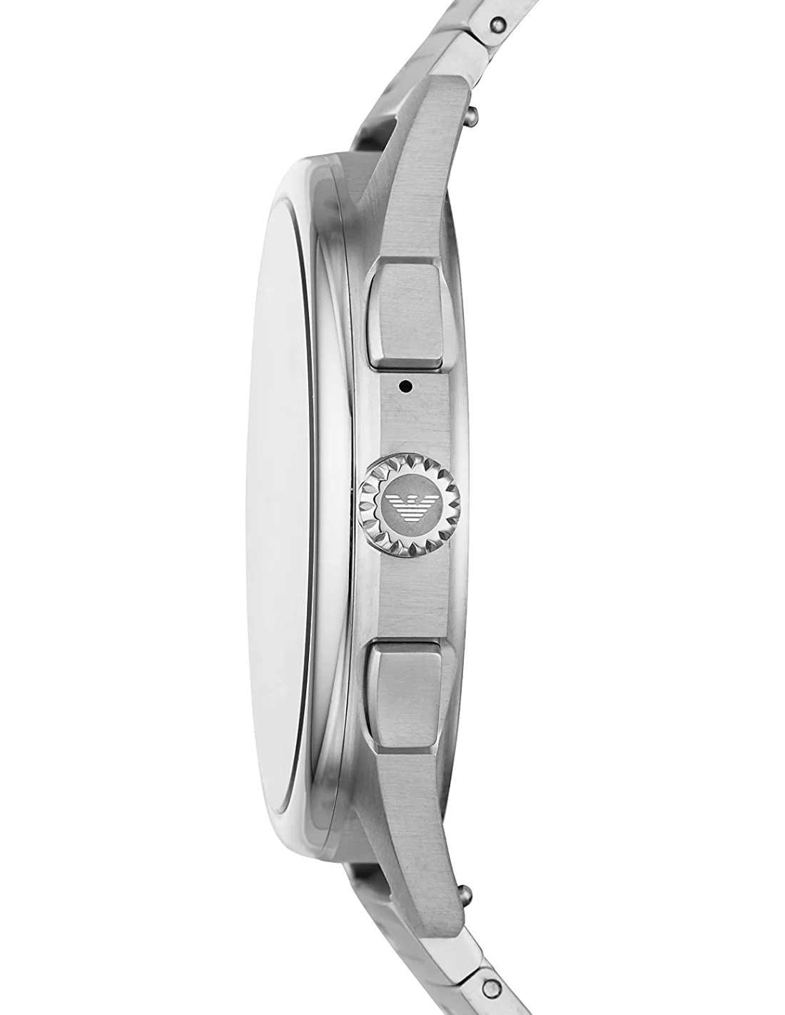 Montre Connectée Hybride Emporio Armani Connected ART5026 - Cadran et bracelet acier argenté - 44mm vue 3