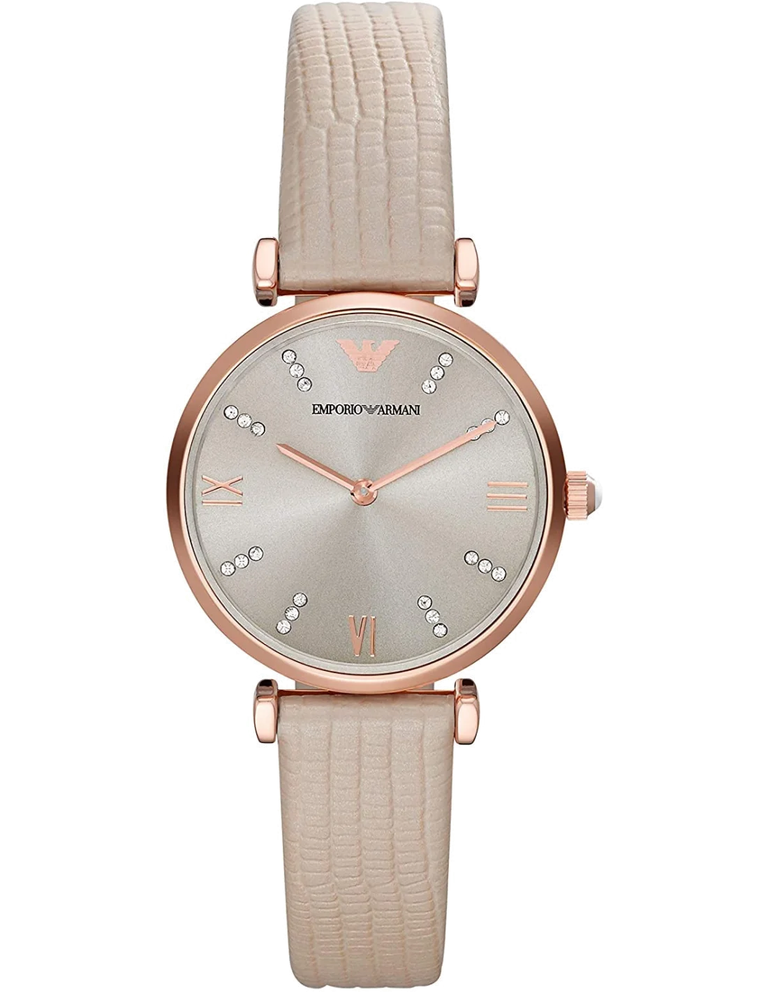 Montre Femme Armani Gianni T-Bar AR1681 Beige vue 3