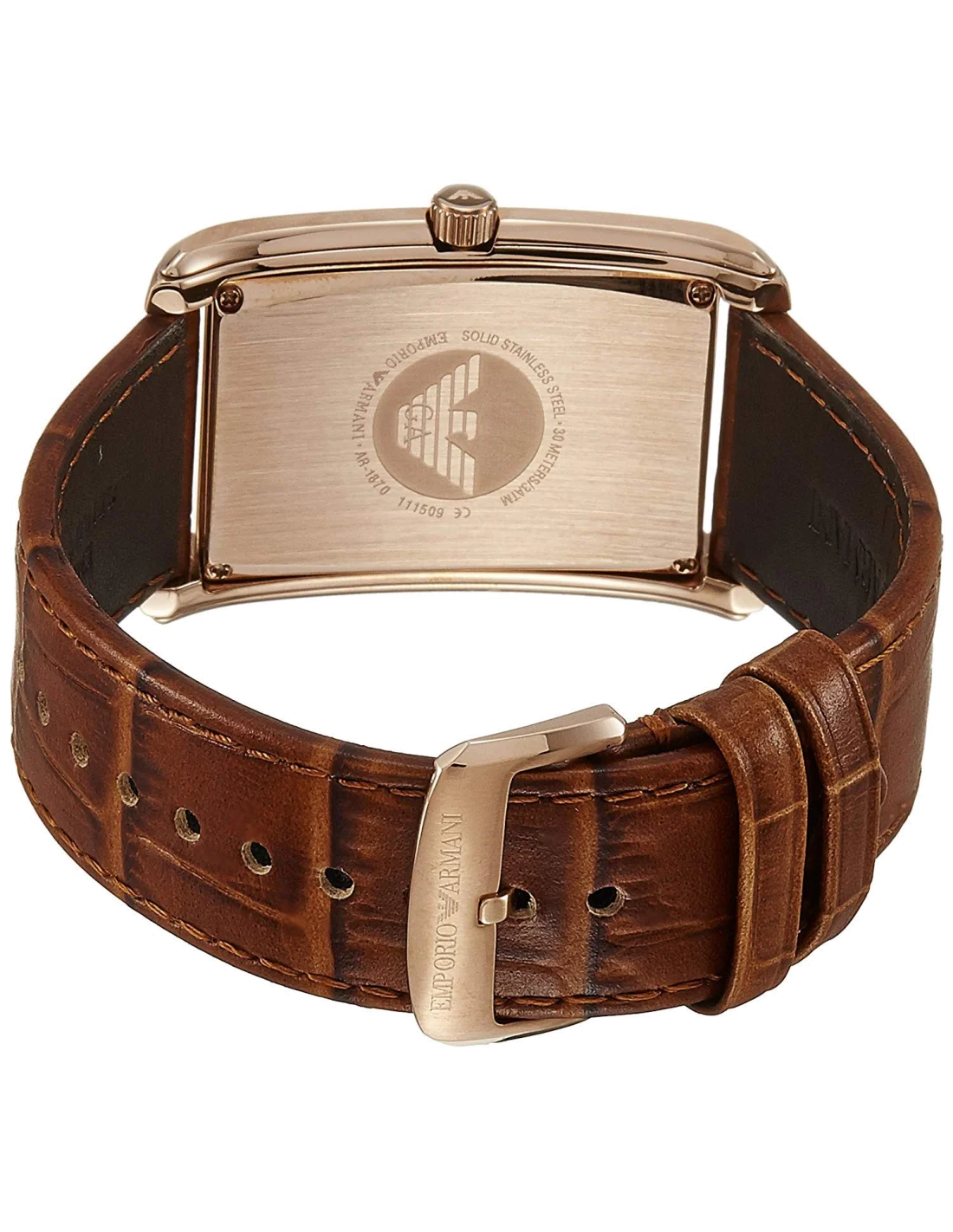 Montre Femme Armani Classic AR1870 Marron vue 2