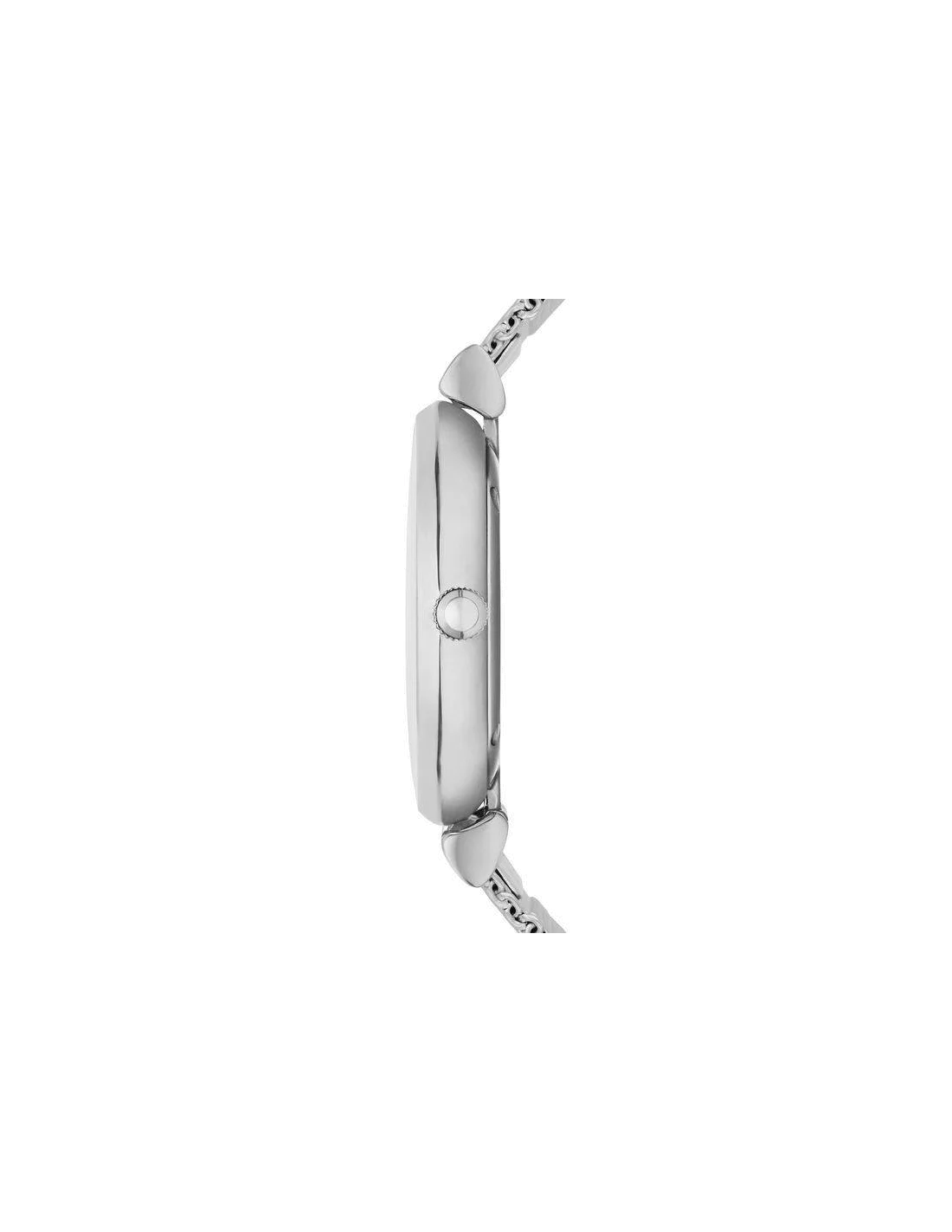 Montre Femme Emporio Armani Retro AR1955 Cadran Nacré Bracelet Argent vue 3