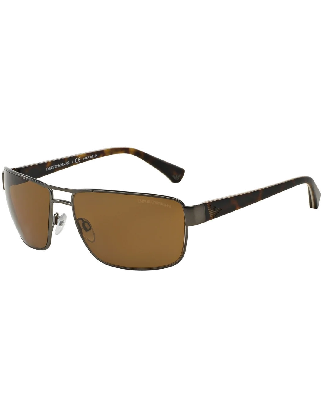 Lunettes de soleil Emporio Armani EA2031 311083 Polarisés Marron