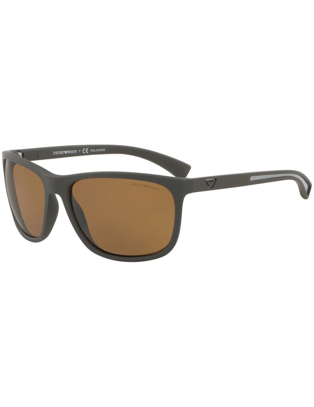 Lunettes de soleil Emporio Armani EA4078 530583 Polarisés Brun