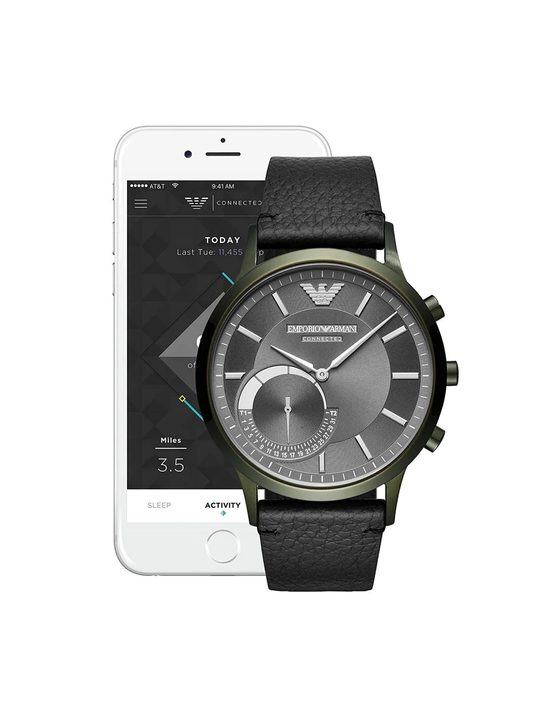 Montre Connectée Emporio Armani Hybrid Connected ART3021 Smartwatch vue 2