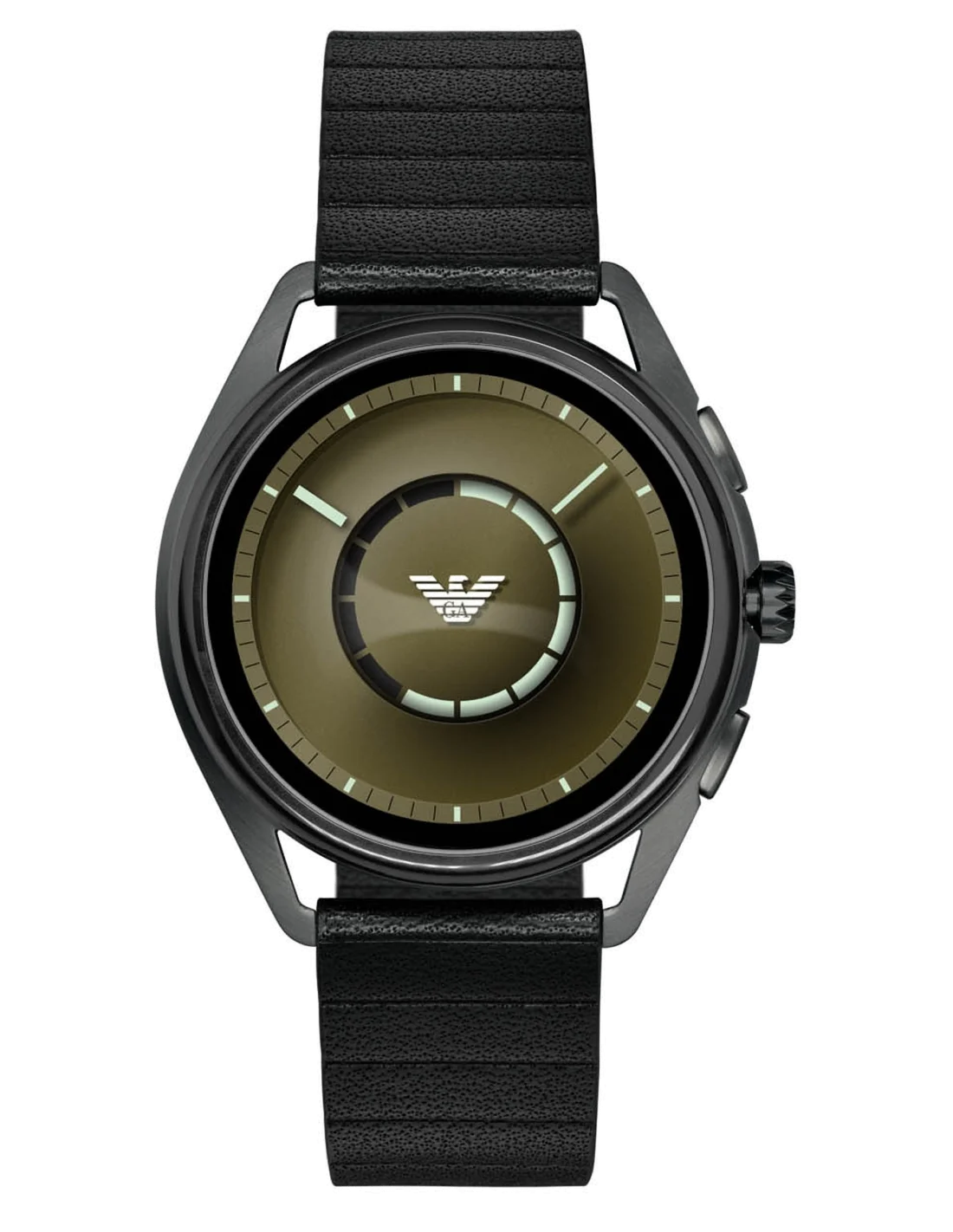 Montre Homme Emporio Armani Connected ART5009 Hybrid Smartwatch avec bracelet en acier gris vue 2