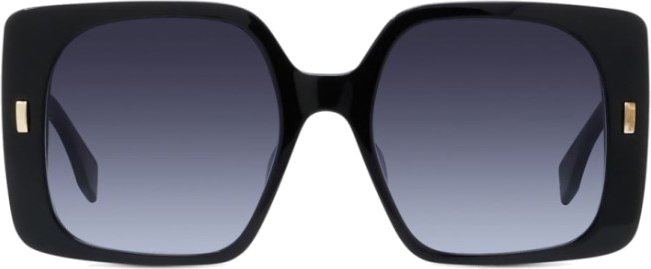 Lunettes de Soleil Fendi FE40036U Monture Carrée Acétate Noire - Femme