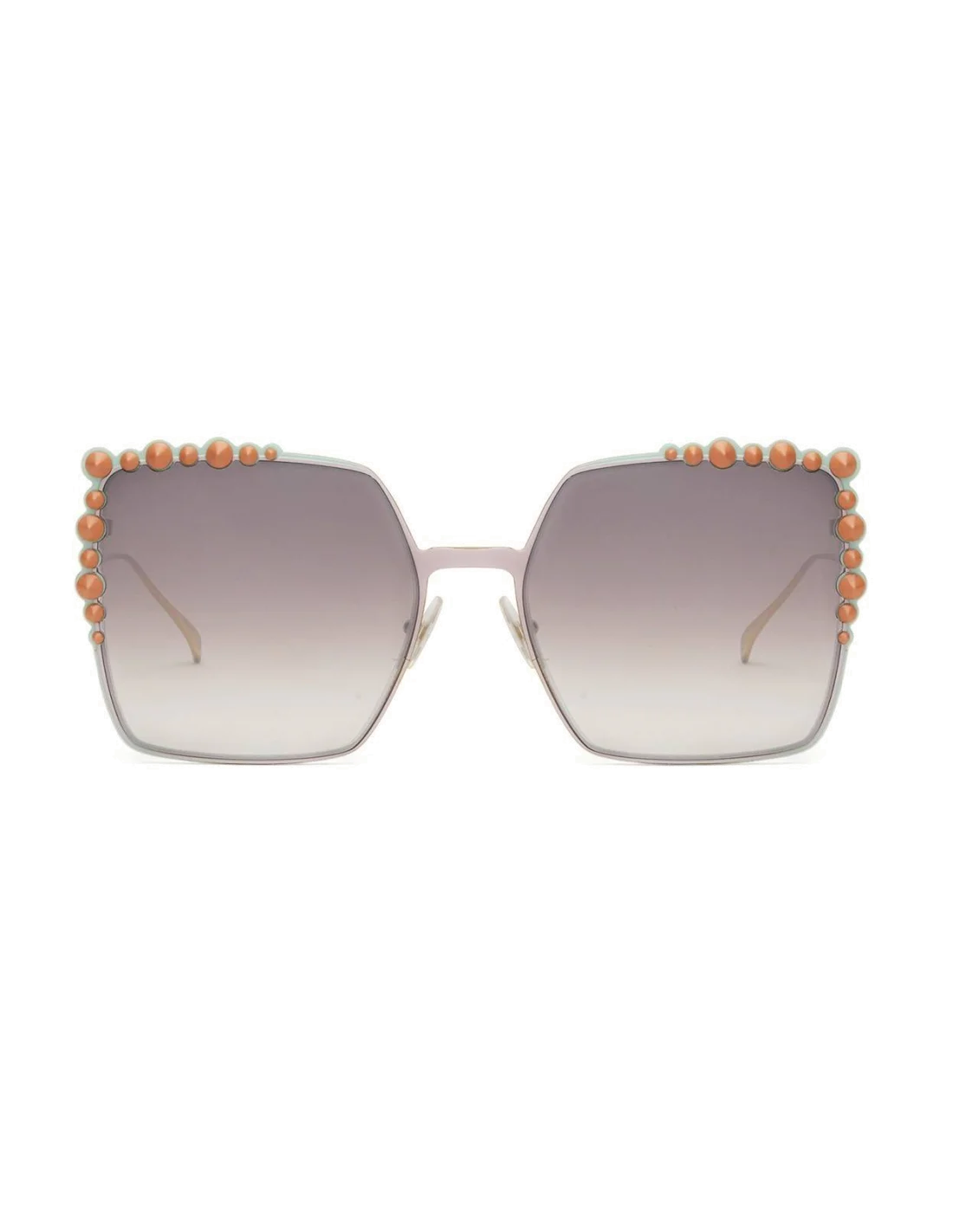 Lunettes de soleil femme Fendi Can Eye FF 0259/S 35J NQ Printemps-Été 2017 Rose vue 2