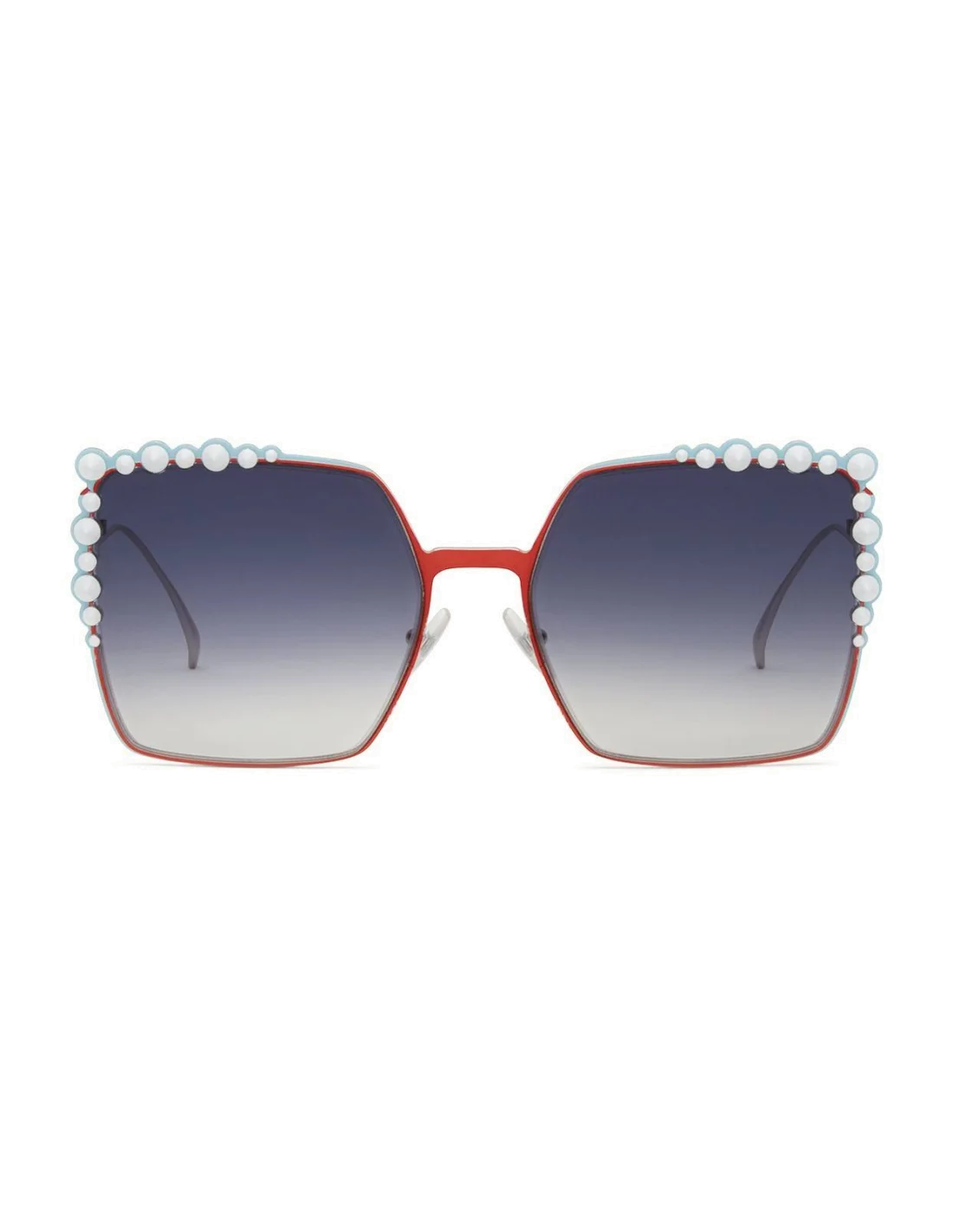 Lunettes de soleil femme Fendi Can Eye Rouge vue 2
