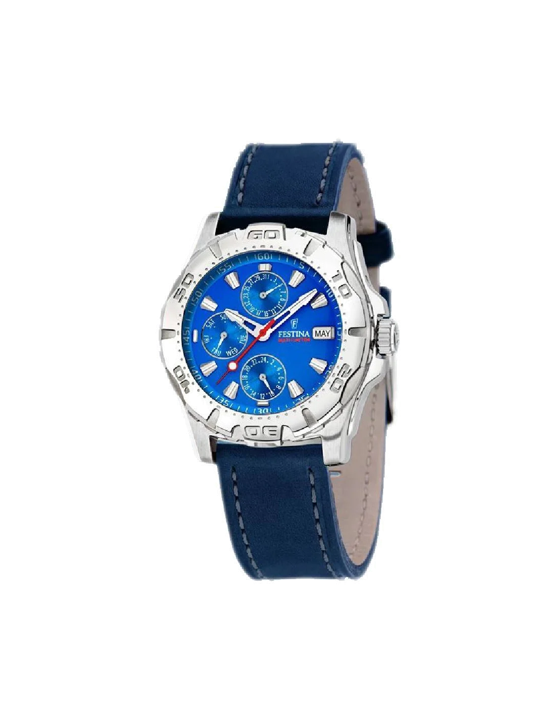 Montre Homme Festina F16243/D Acier Inoxydable Multifonction Cadran Bleu