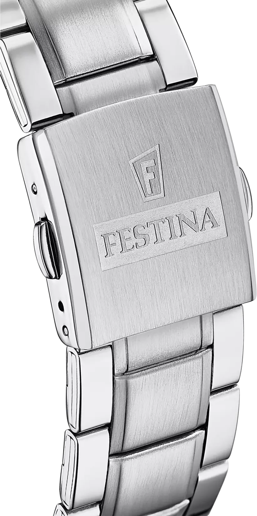 Montre Homme Festina F16759/1 Acier Argenté Cadran Blanc Multifonctions vue 2