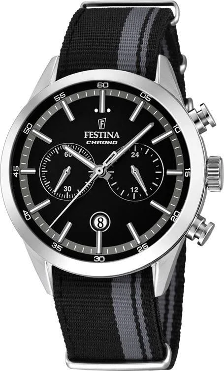 Montre Homme Festina Sport F16827/3 Noir - Cadran 44mm - Chronographe