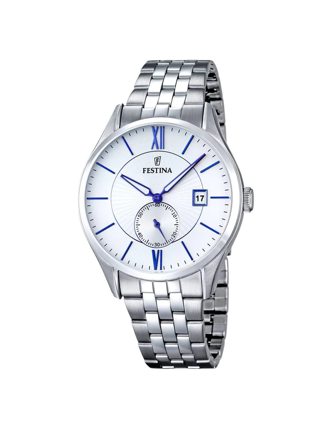 Montre Homme Festina F16871/1 en Acier Argent