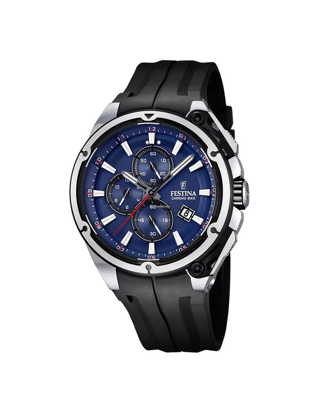 Montre Homme Festina Chrono Bike F16882/2 Cadran Bleu Bracelet Noir
