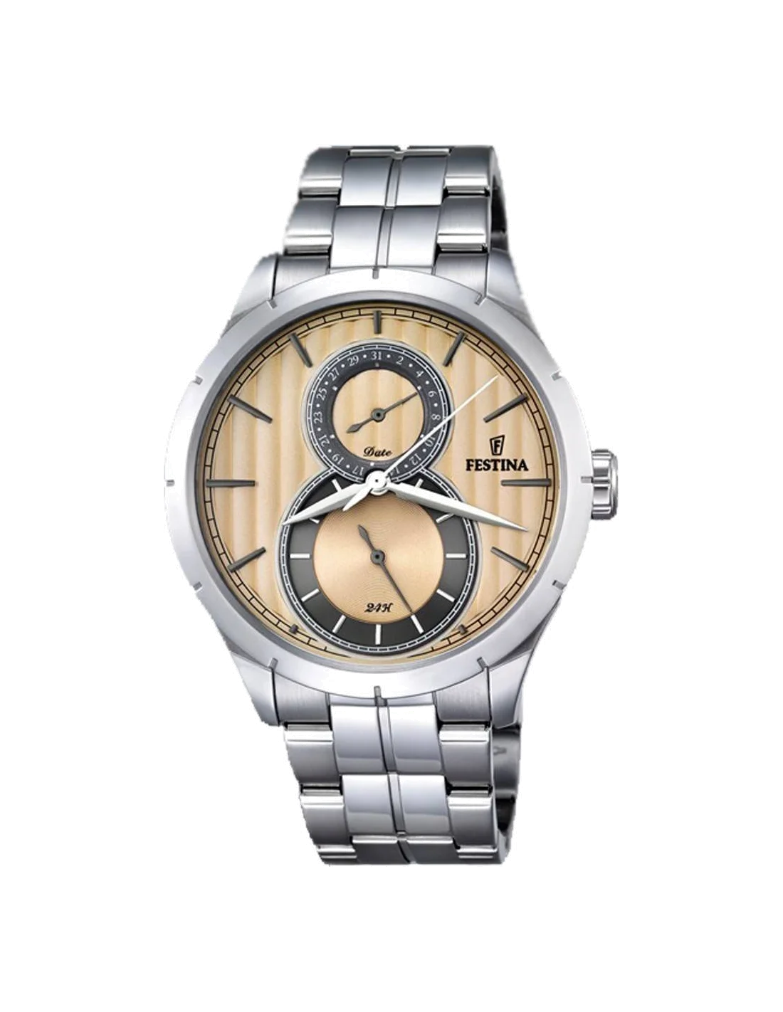 Montre Homme Festina Retro F16891/4 en Acier Inoxydable Argenté