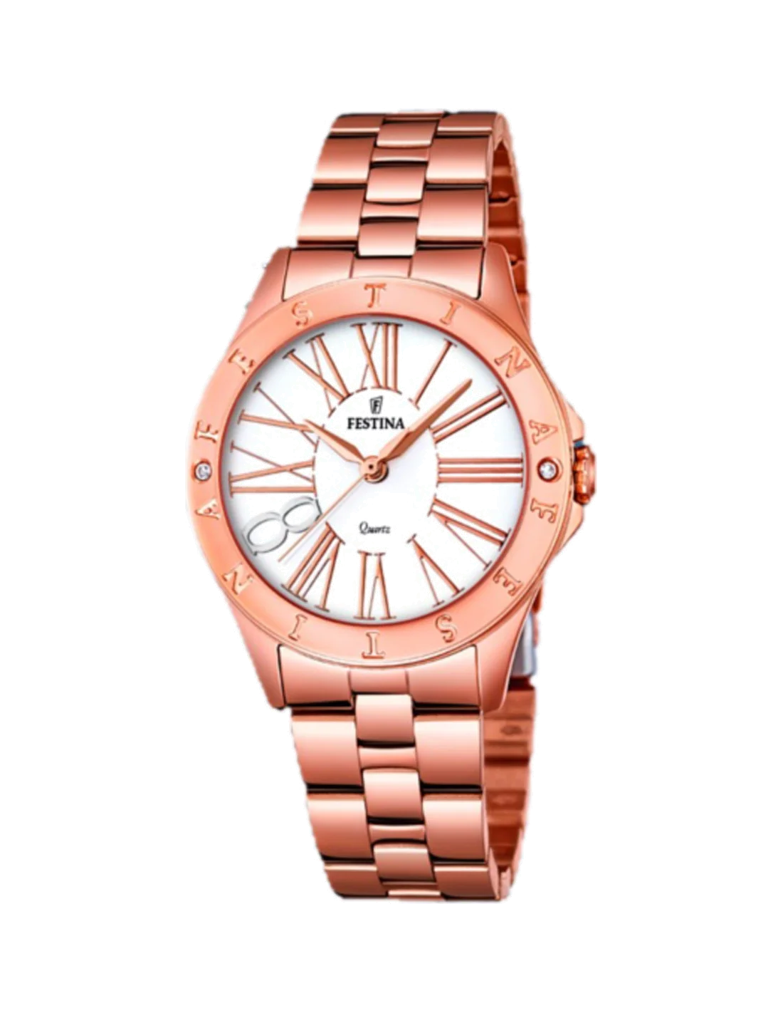 Montre Festina F16926/1 Boyfriend Or Rose pour Femme