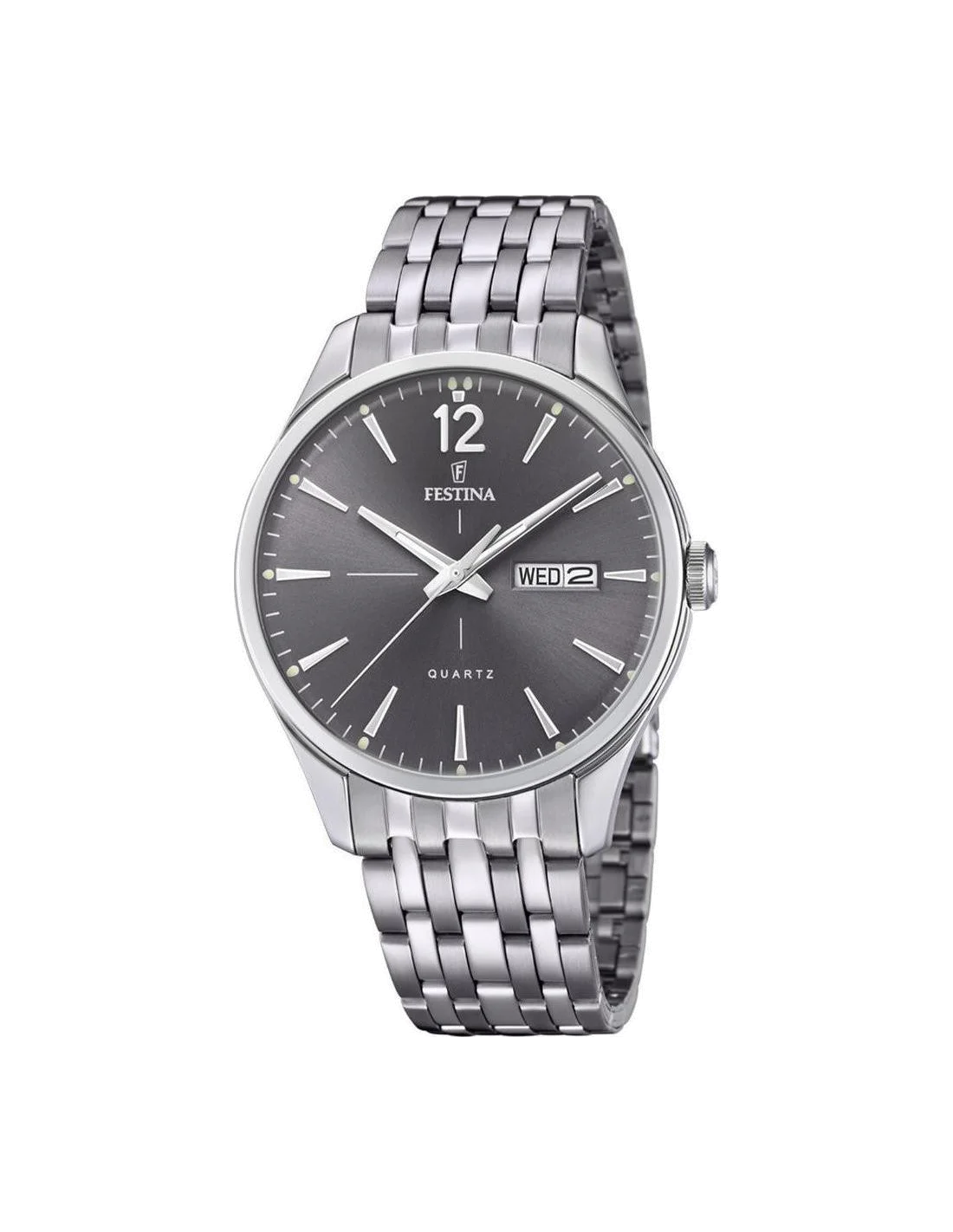 Montre Homme Festina F20204/2 en Acier Inoxydable Argenté