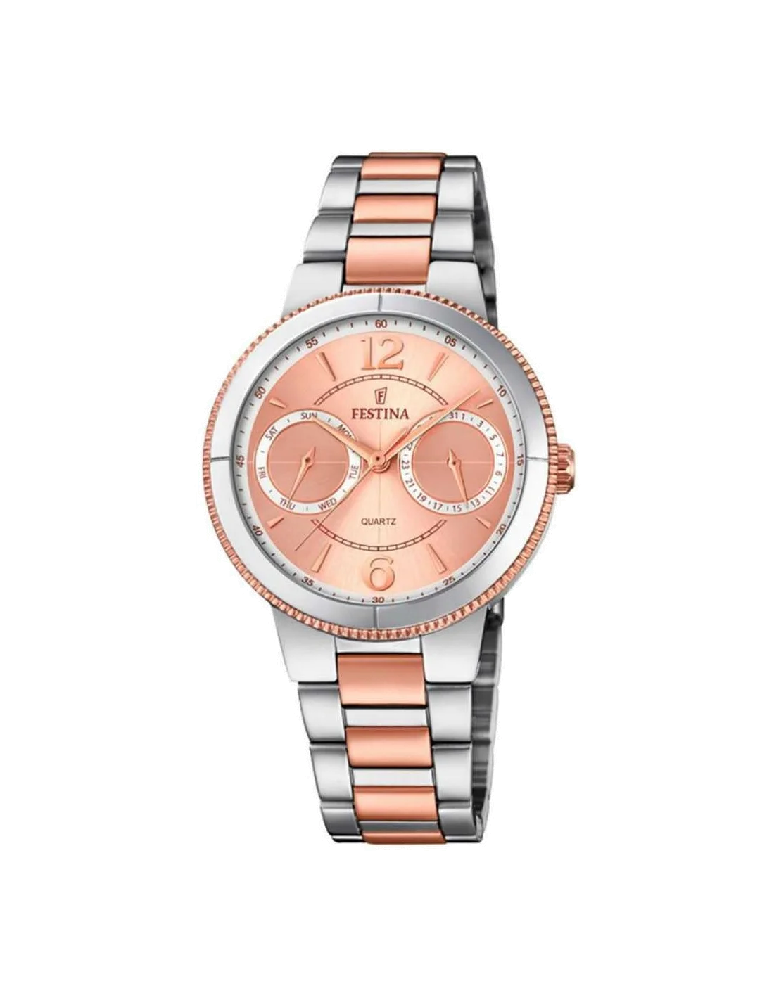Montre Festina F20207/2 Femme en Acier Or Rose - Cadran 35mm