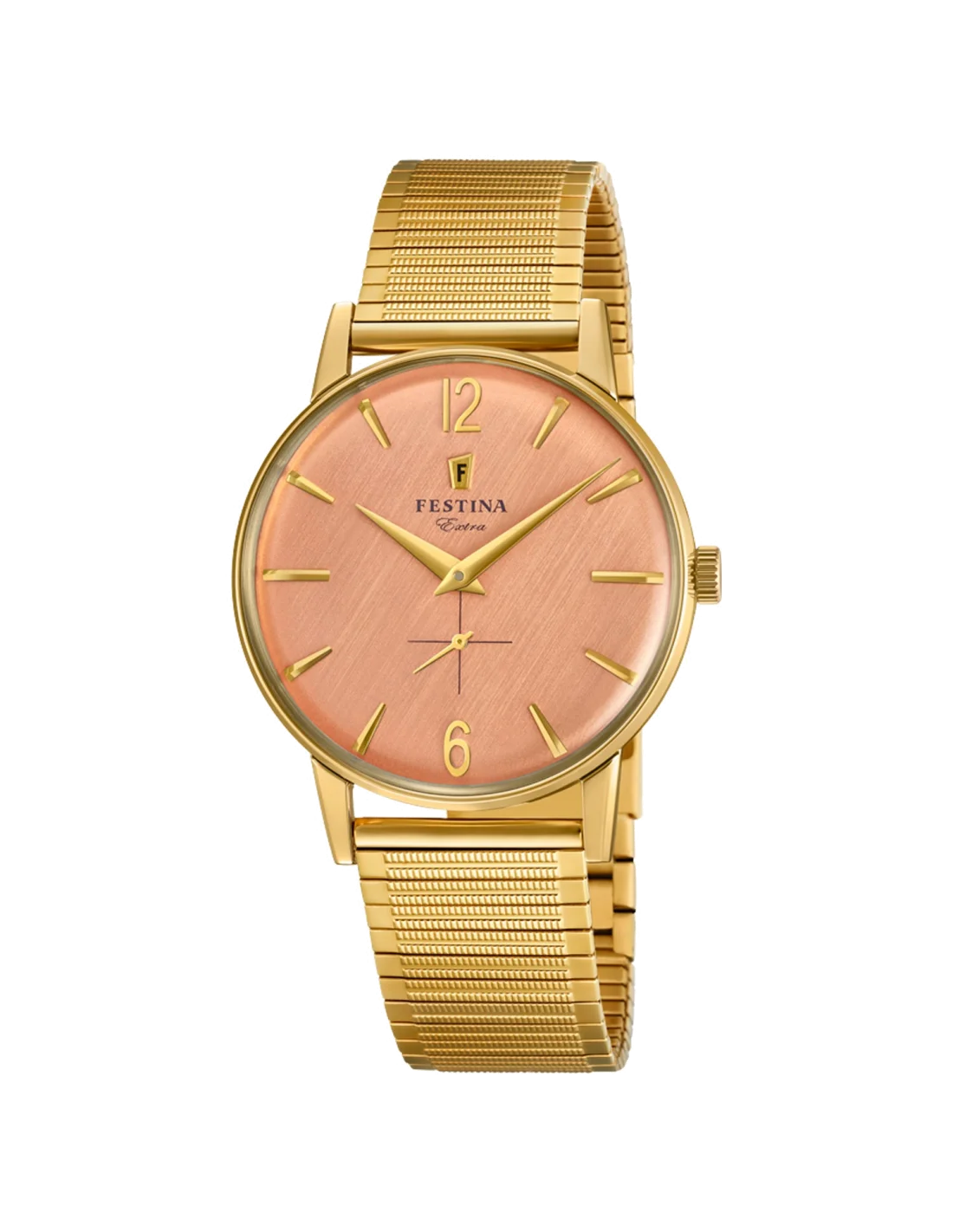 Montre Homme Festina F20251/3 Extra - Boîtier et Bracelet Acier Doré