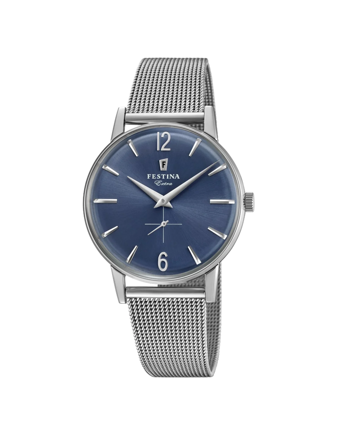 Montre Homme Festina F20252/3 Cadran Bleu Acier Inoxydable Argenté