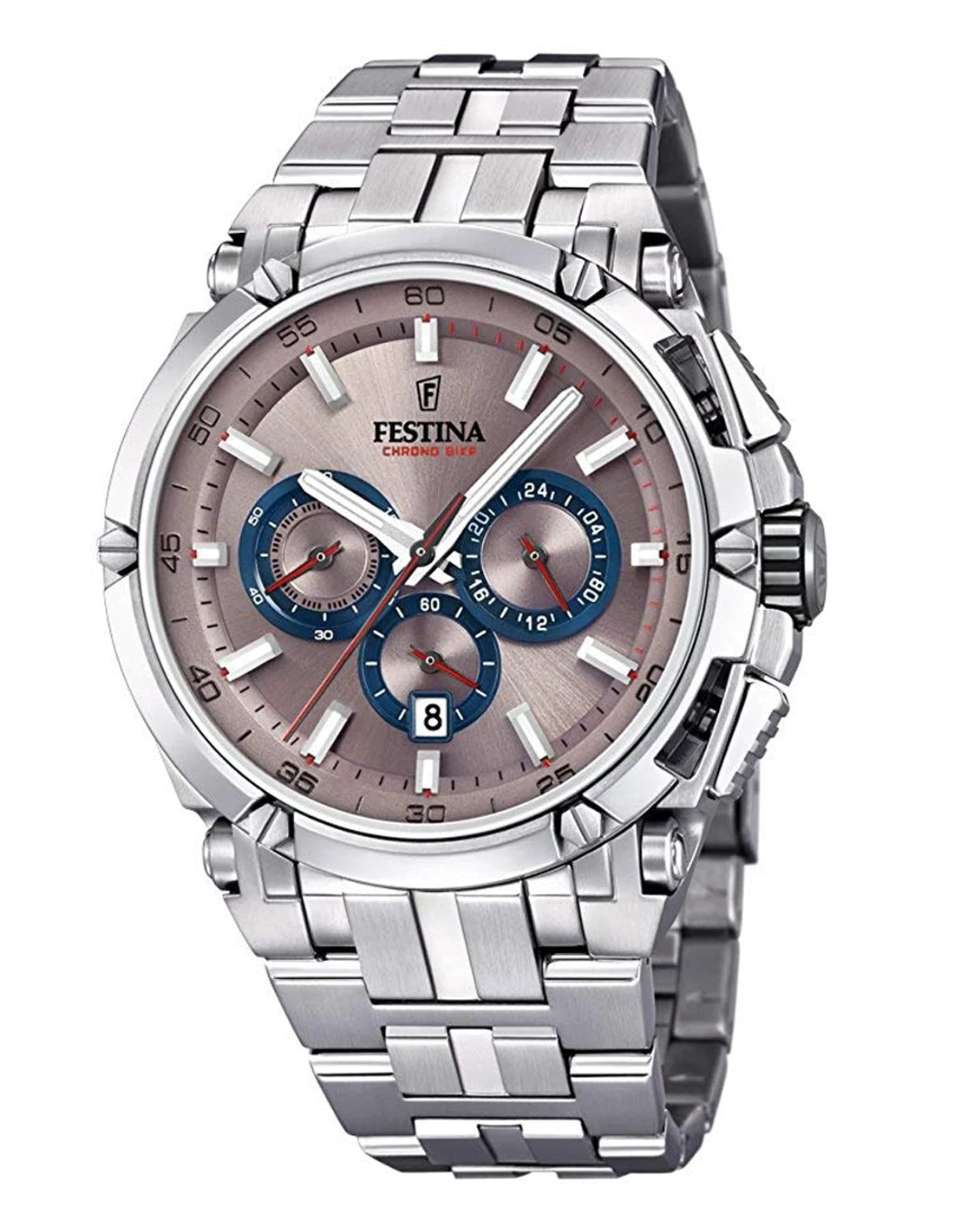 Montre Homme Festina Chrono Bike F20327/5 - Cadran Gris, Bracelet Acier