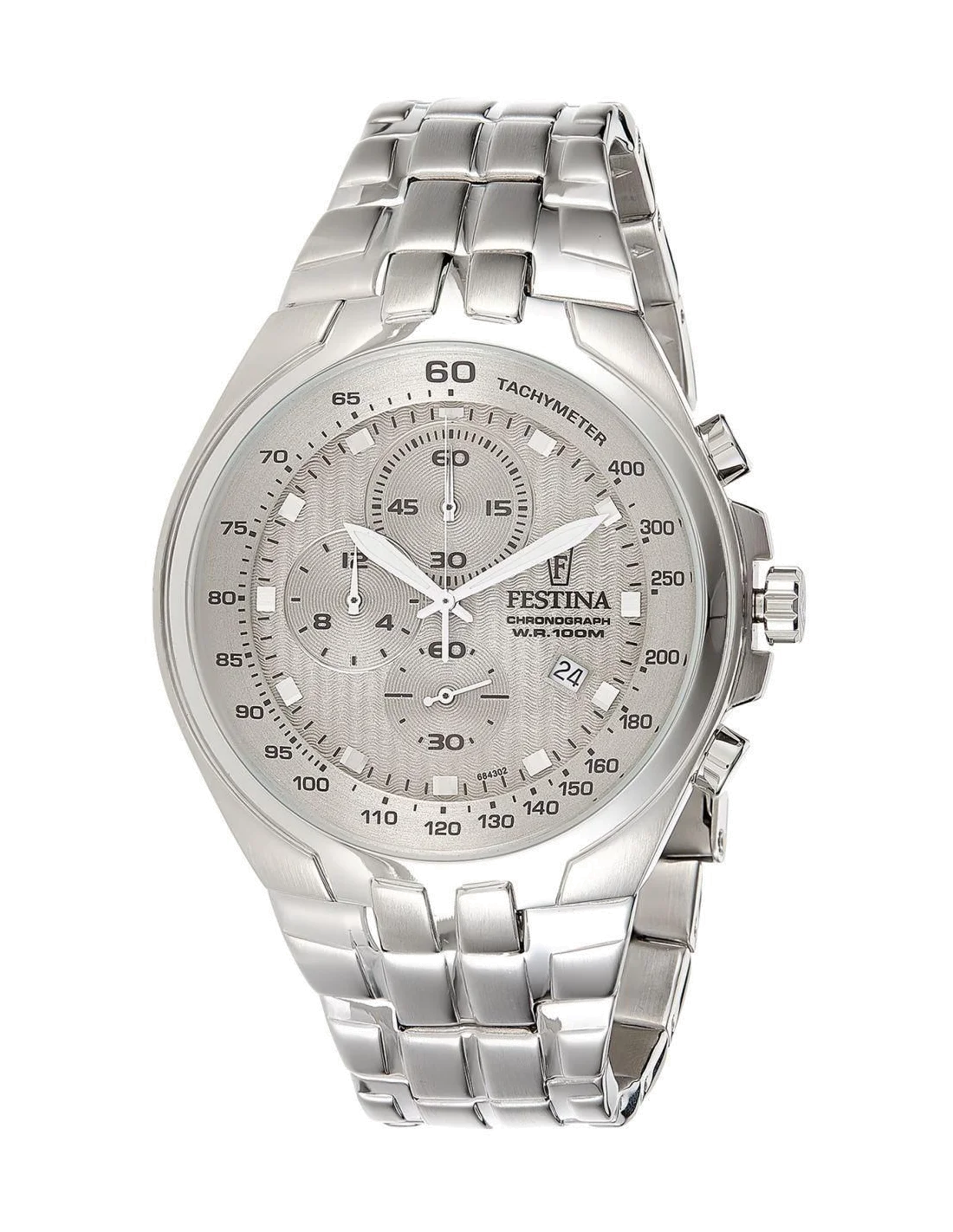 Montre Homme Festina Sport F6843/2 Cadran Gris Acier Inoxydable Argenté