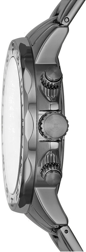 Montre Homme Fossil Bannon BQ2491 - Cadran et bracelet acier gris vue 2