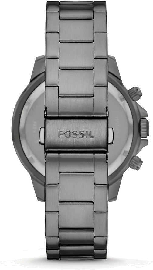 Montre Homme Fossil Bannon BQ2491 - Cadran et bracelet acier gris vue 3